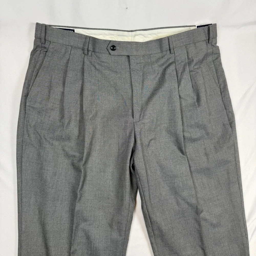 Saddlebred Martin Classic Suit Separates Pleated Pants Grey 44W x 32L NWT